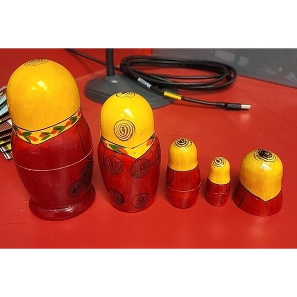 Hand Painted Russian Matryoshka Nesting Replacement Dolls - Picture 8 of 8